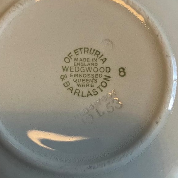 Wedgwood Tea Cup, Saucer and Dessert Plate, Queensware, Vintage Tea Cups - Picture 6 of 8